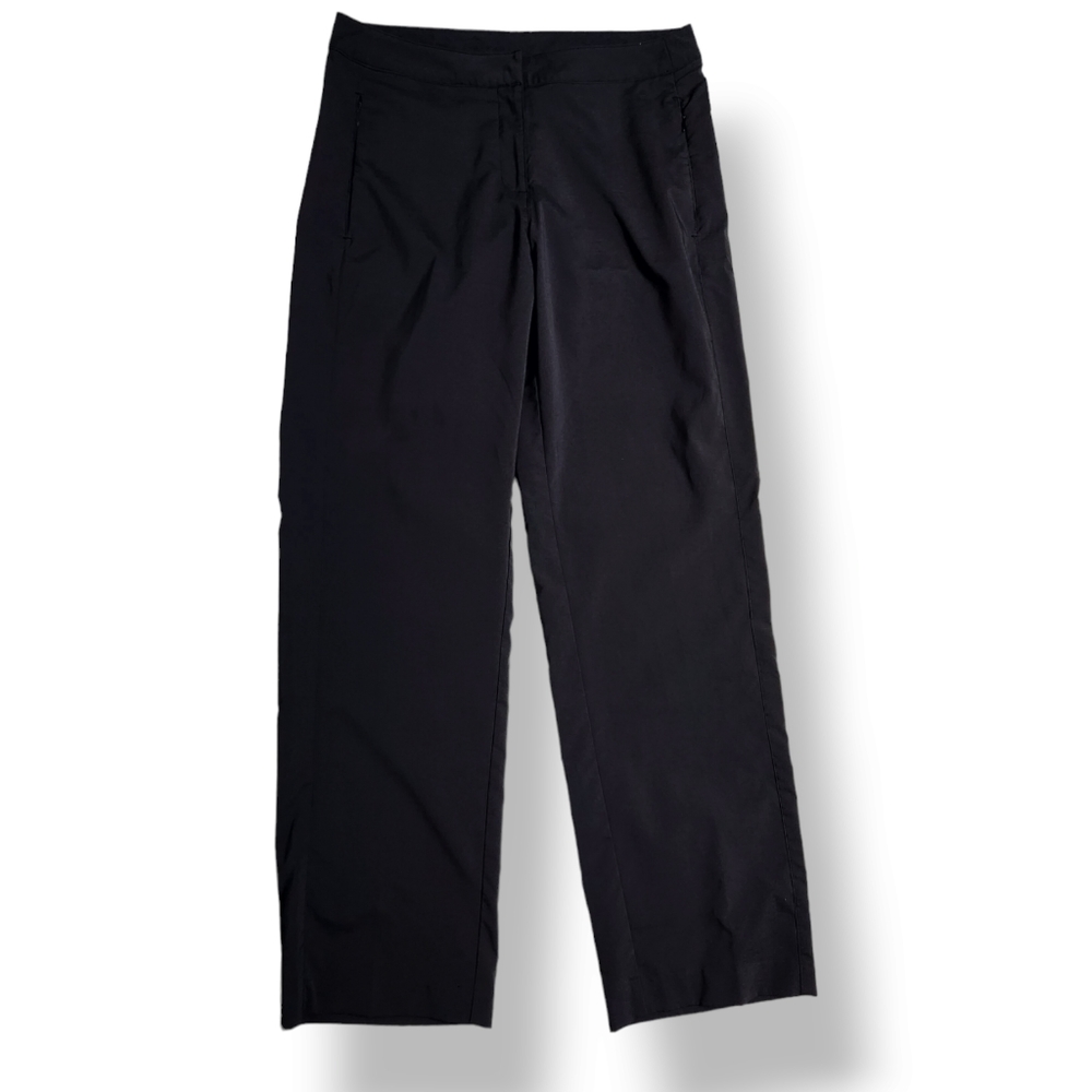 Charcoal Flat Front Active Tech Golf Pants Maggie Lane | 6